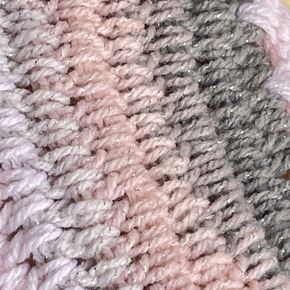 Crochet Cable Knit Scarf Shawl Neck Multicolor Warmer Scarf - Picture 6 of 13